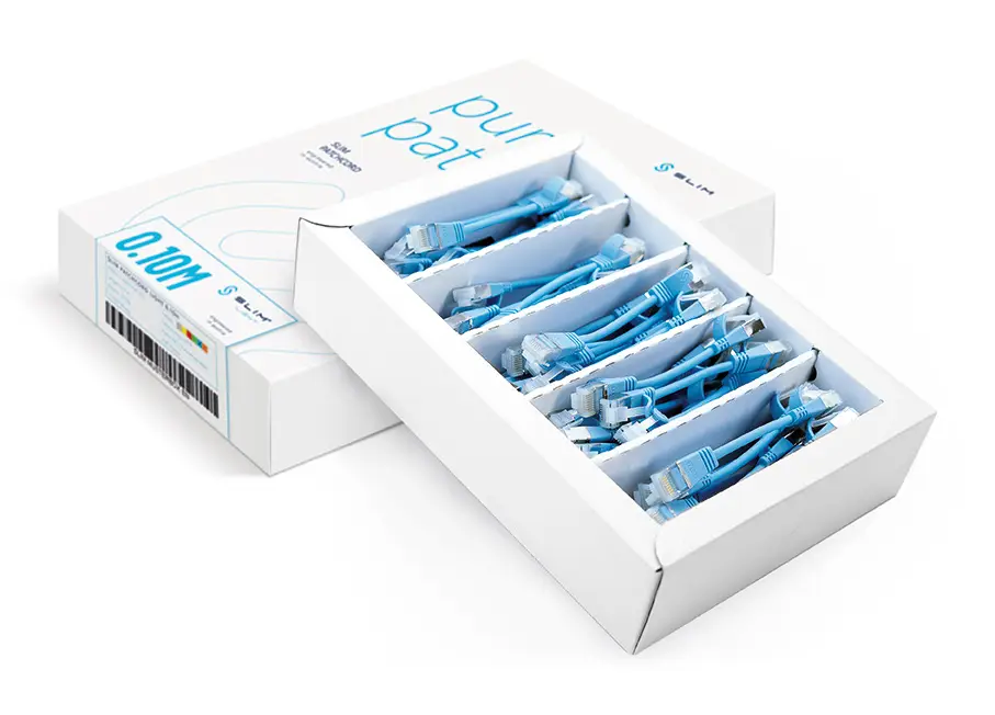 Multipack für KAT6A SLIM Patchkabel